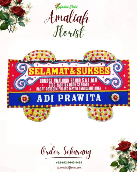 Papan Bunga Ucapan Selamat Maitara